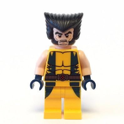 LEGO Minifigure-Wolverine-Super Heroes / X-Men-SH017-ACC1-Creative Brick Builders